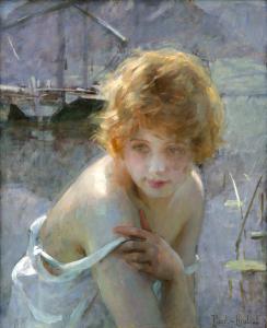 "Junge Badende" Paul Chabas (1869-1937)